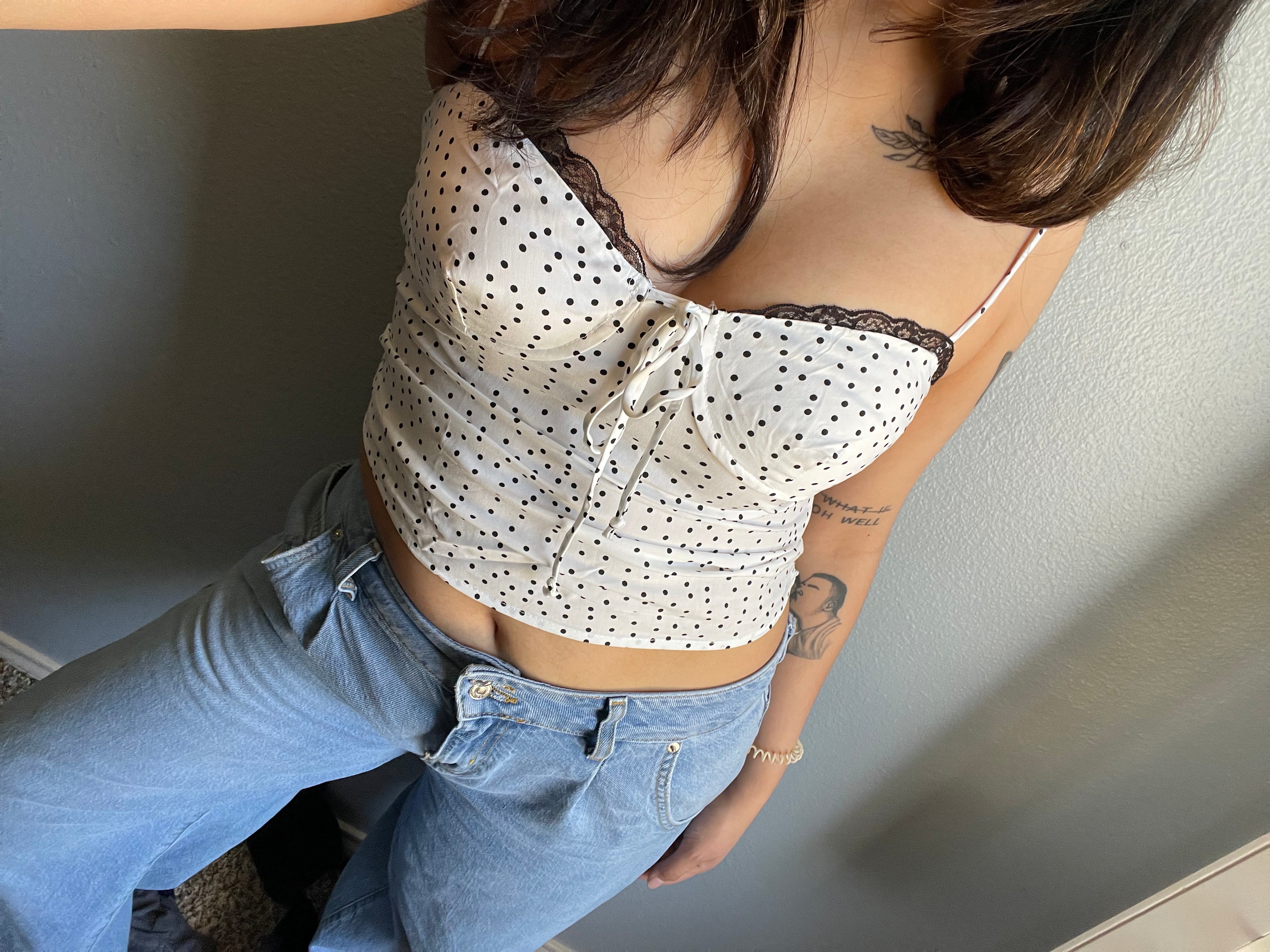 Penelope Polka Dot Top