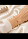 dainty heart bracelet