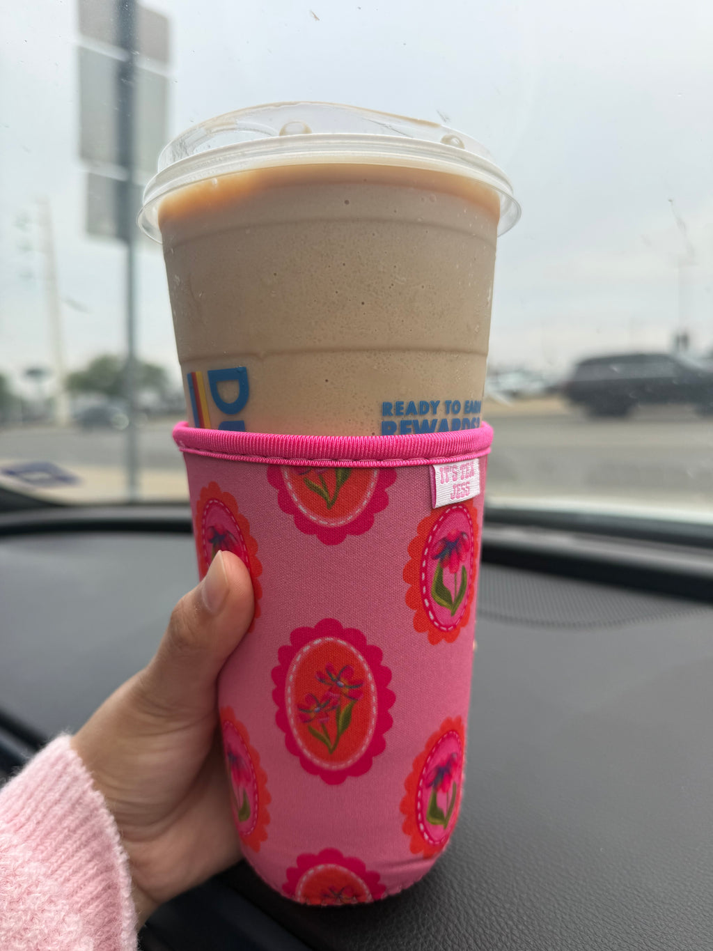 Jen Floral Iced Drink Sleeve