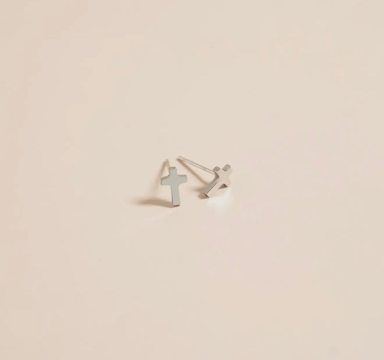 Dainty Cross Earrings